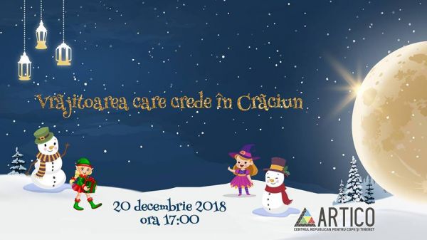 Spectacol interactiv "Vrăjitoarea care crede în Crăciun"