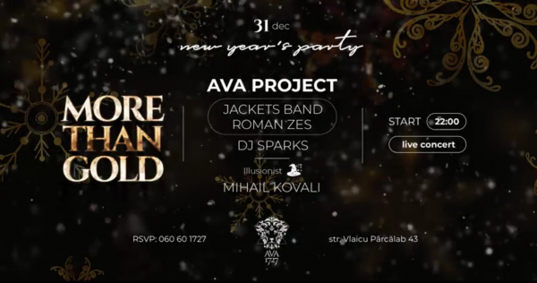 More Than Gold New Year's Party with Ava Project