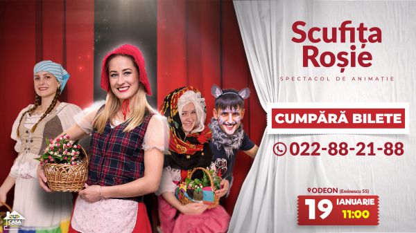 Scufița Roșie - Spectacol Interactiv de Animație pentru copii
