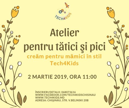 Atelier pentru tatici si pici