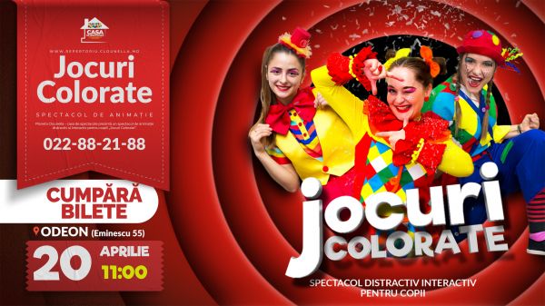 Jocuri Colorate - Spectacol de Animație pentru Copii
