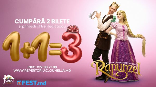 Rapunzel - Spectacol Interactiv de Animație pentru Copii