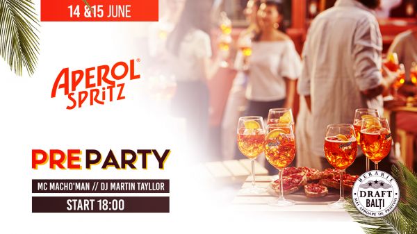 Aperol Pre Party at Draft Balti