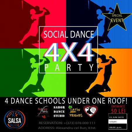 4x4 Social Dance Party