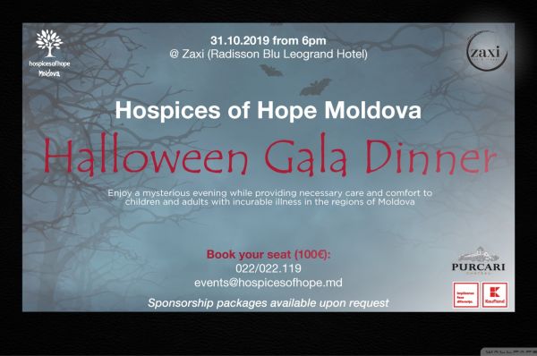 Hospices of Hope Moldova Halloween Gala Dinner 2019
