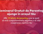 Seminar Gratuit de Parenting | 23 Noiembrie, Chişinău