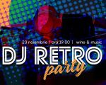 DJ retro wine party