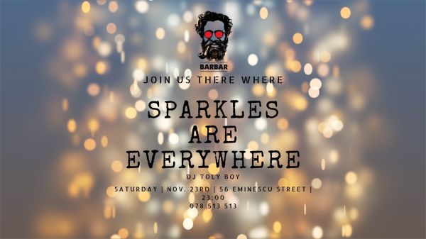 Sparkles are everywhere!