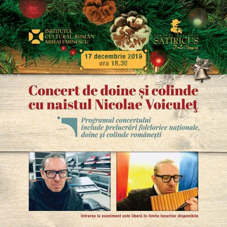 Concert de doine si colinde cu Nicolae Voiculet
