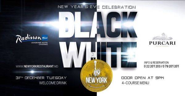 Black & White New Year’s Eve Party 2020