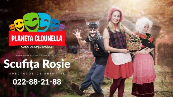 Scufița Roșie - Spectacol Interactiv de Animație pentru copii | +3
