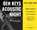 Ben Keys acoustic night