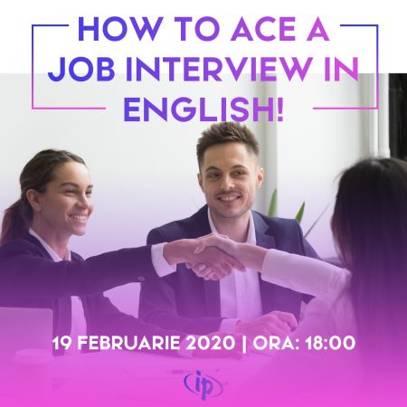 Workshop: How to ace a job interview in English