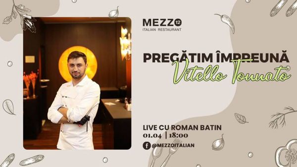 Live cu Roman Batin | Pregatim impreuna Vitello Tonnato