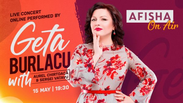 Live concert online performed by Geta Burlacu