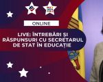 Live: Intrebari si raspunsuri cu Secretarul de stat în educatie