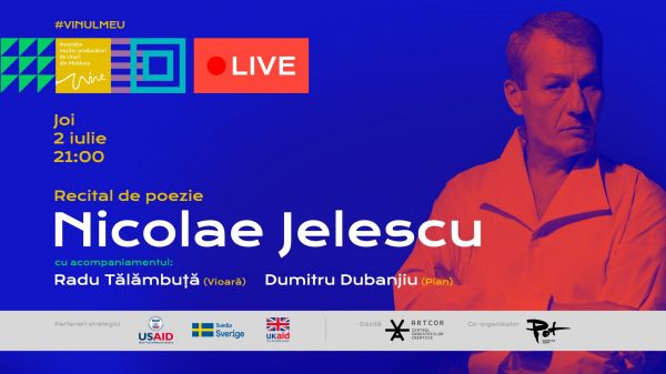 Recital de poezie cu Nicolae Jelescu
