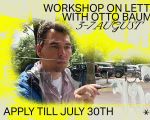 Graphkiosk: Workshop on Letters