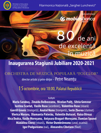 Orchestra de Muzica Populara „Folclor"-Inaugurarea Stagiunii Jubiliare 2020-2021