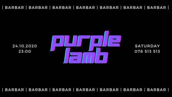 Purple Lamb this Saturday!