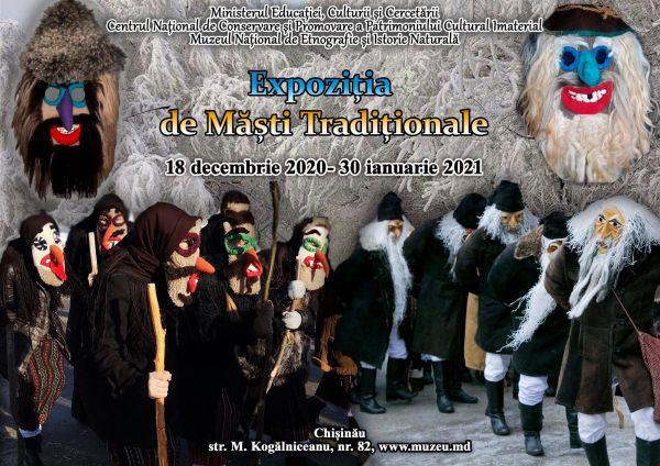 Expoziția de măști tradiționale de iarnă