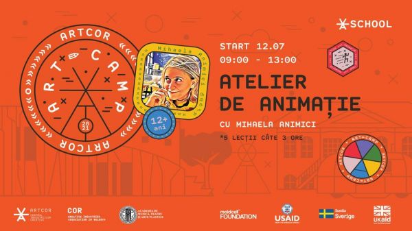 Teen Art Camp la Artcor / Animație cu Mihaela Buzgan