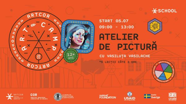 Teen Art Camp la Artcor / Pictură cu Vasiluța Vasilache