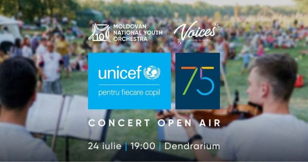 Concert Open Air: UNICEF la 75 de ani