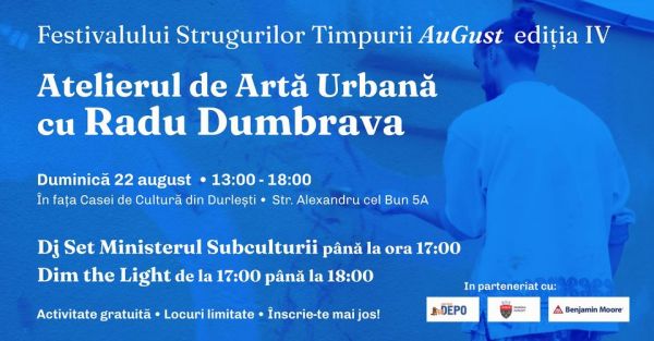 Atelier de Arta Urbana cu Radu Dumbrava