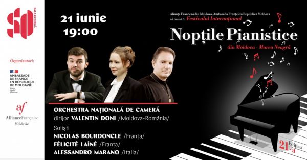 Festivalul Internațional Nopțile Pianistice din Moldova - Marea Neagră