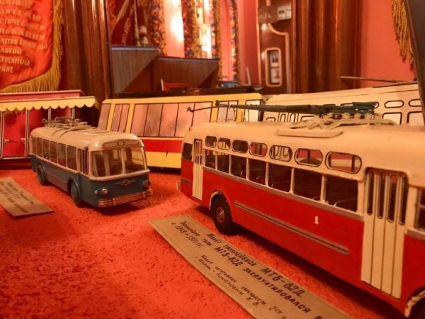 The exhibition of the Public transport museum