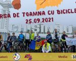 Autumn bike race