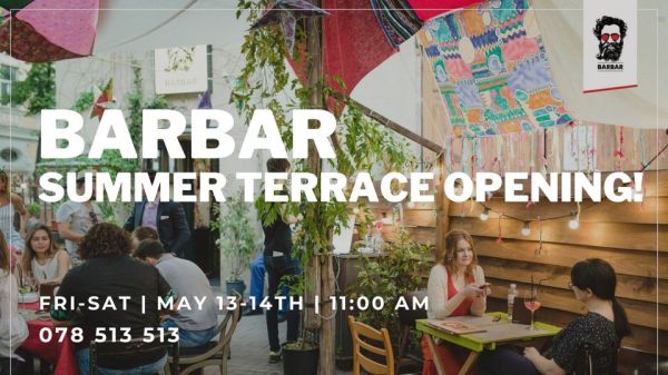 BARBAR summer terrace opening!