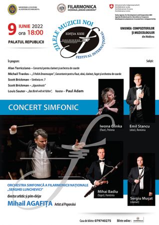 International Festival "Days of New Music", XXXI edition. Simphonic concert