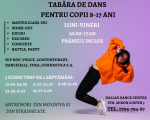 Summer dance camp for children 8-17 years old