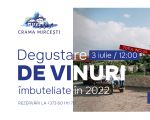 Degustare de vinuri îmbuteliate în 2022