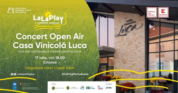 Concert open air la Casa Vinicolă Luca