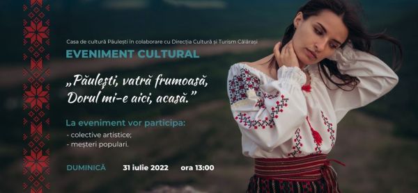 Păulești, vatră frumoasă, dorul mi-e aici, acasă.