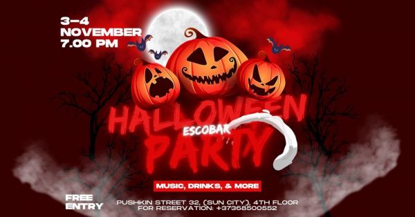 Halloween Escobar Party