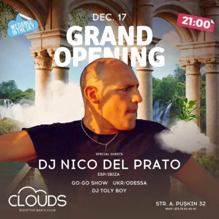 Grand Opening СLOUDS Rooftop Bar & Club