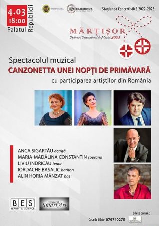 Spectacolul muzical  "Canzonetta unei nopți de primăvară"