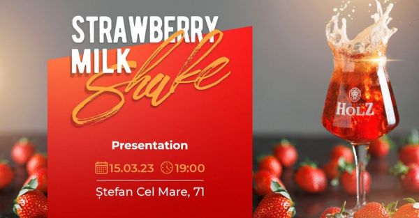 Strawberry Milkshake Presentation