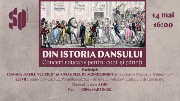 DIN ISTORIA DANSULUI - concert educativ pentru copii
