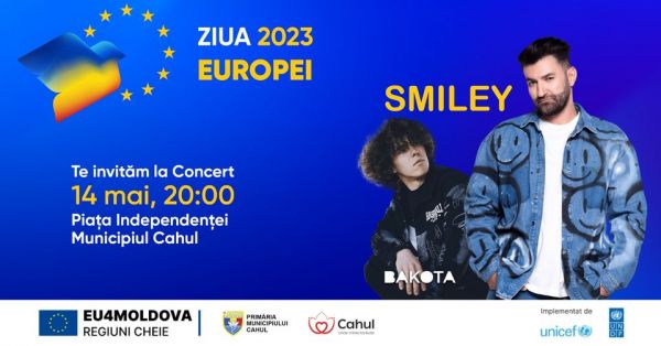 Europe Day in Cahul with Smiley and Bakota Band