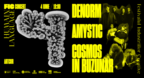 Concert Denorm, Amystic & Cosmos in Buzunar / Festivalul Industriilor Creartive 2023