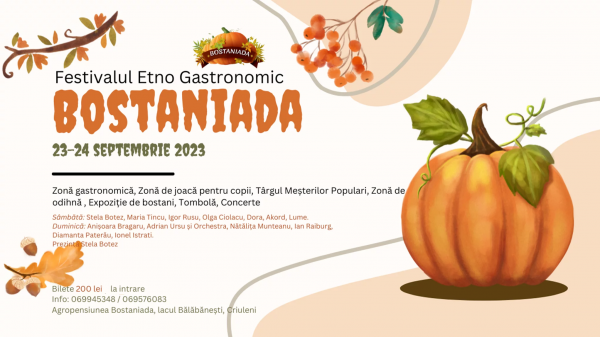 Bostaniada ‘23 Festival Etno Gastronomic