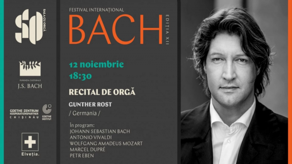 RECITAL DE ORGĂ - În cadrul Festivalului Internațional ”Johann Sebastian Bach”, ediția XII