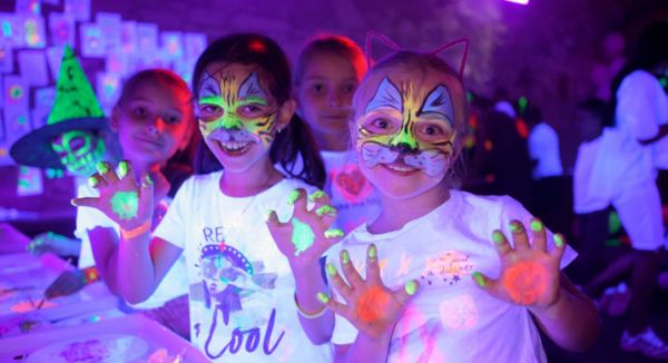 Neon Time Halloween Party