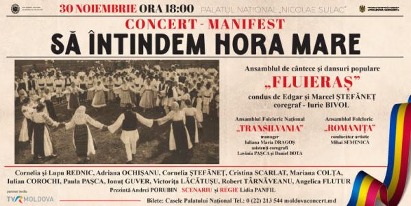 CONCERT - MANIFEST! Sa întindem hora mare