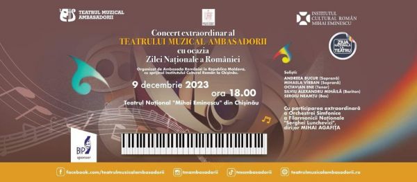 Concert dedicat Zilei Naționale a României, susținut de Teatrul Muzical Ambasadorii